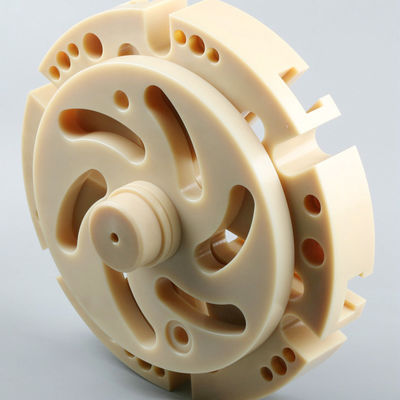 0.05mm Tolerantie PEEK CNC-afgedraaide onderdelen CNC-draaiwerk CNC-bewerking