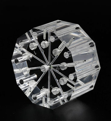 Precision CNC Machining Plastic Parts Polieren Zandblazen Anodiseren